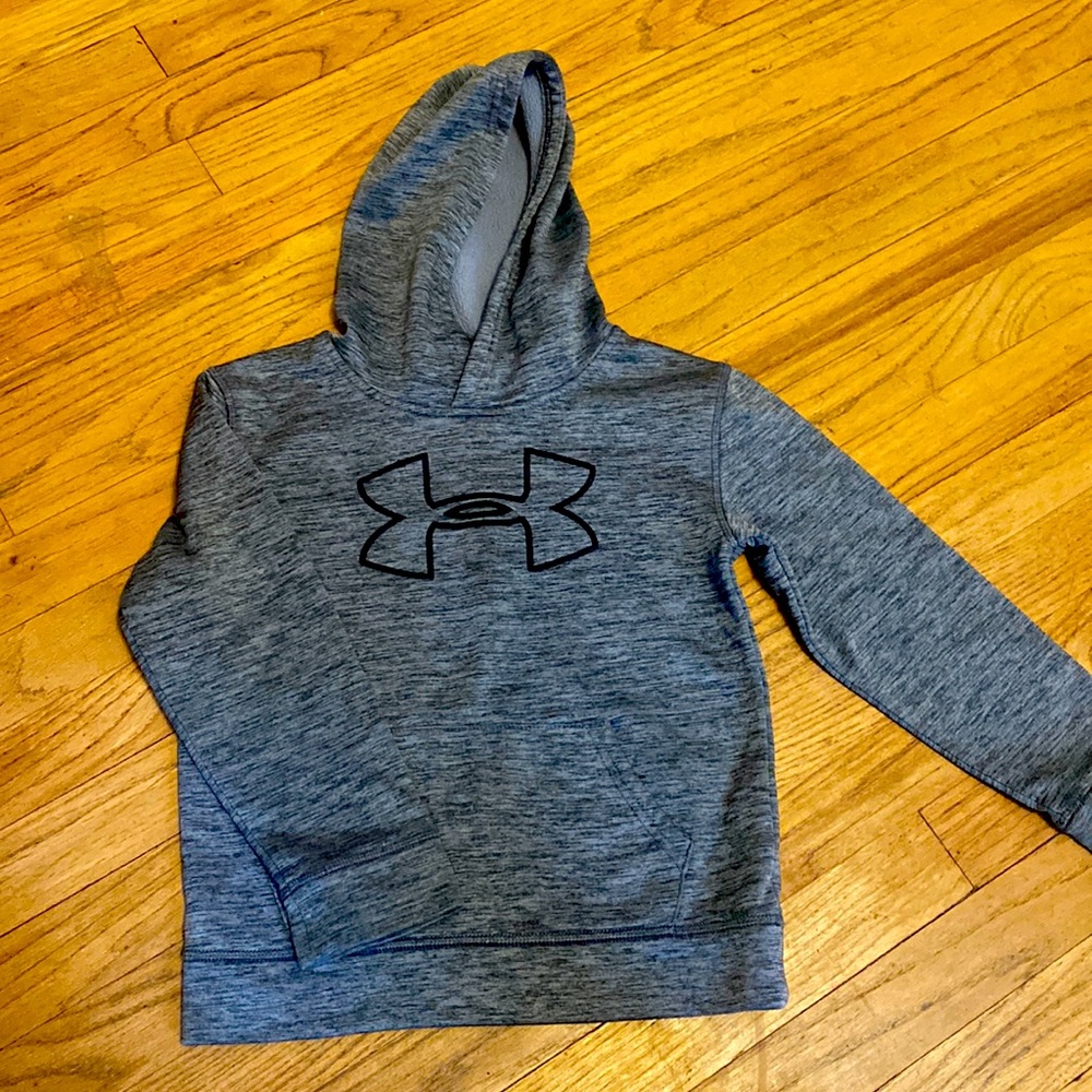 Boys grey Under Armour hoodie